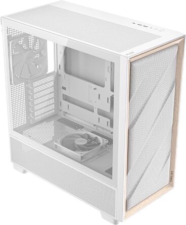 Корпус для ПК Antec Flux Midi Tower, чорний/білий, Gaming Case