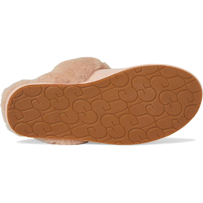 Жіночі домашні капці UGG Scuffette II Metallic Spots, бежевий (Beige Blush), розмір 36 EU