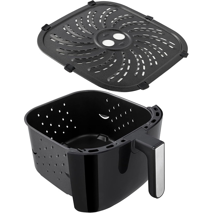 Russell Hobbs Rubber Feet for Grill Plate [6 Pack] compatible with SatisFry Hot Air Fryer 8l 27170-56 and 4l 27160-56 (Spare Part, Accessory) Airfryer N700685, Black Replacement Part: Rubber feet for grill plate