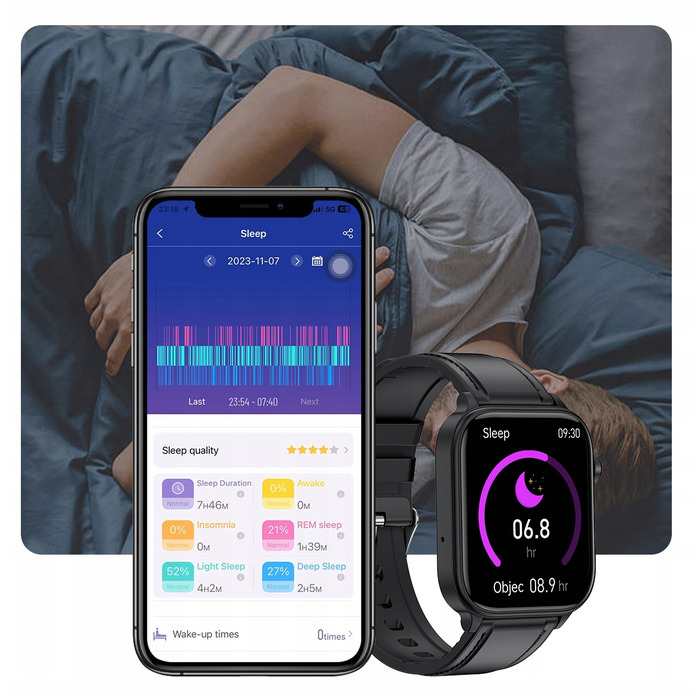 Розумний годинник Lazird EKG0025 чорний