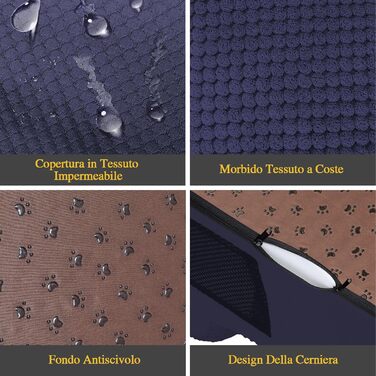 Сходинка для собак Masthome з 4 сходинками: зручна та безпечна для маленьких собак та цуценят. Легка, з антиковзким покриттям та знімною, пральною наволочкою для диванів та ліжок.