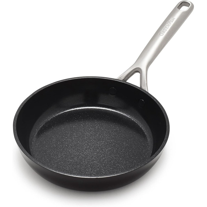 Сковорода GreenPan GP5 з антипригарним покриттям Hartelox, 25.4 см, індукційна, півовальна, чорна