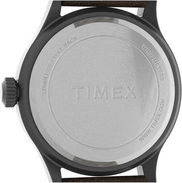 Годинник наручний Timex Expedition Scout - унісекс, кварц, корпус Gunmetal, ремінець Nylon, темно-коричневий