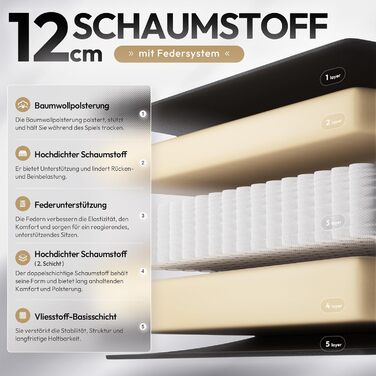 Ігровий крісло Dowinx з підголівником та підставкою для ніг, тканинне, з масажем, ергономічне, для офісу та дому