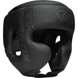 RDX Headgear for Kickboxing, Combat Sports, MMA Training - Maya Hide Sparring Head Protector for Boxing, Krav Maga, Muay Thai, Karate, and Taekwondo