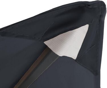QUICK STAR Replacement Canopy for Garden Pavilion 3x3m Grey RAL 7012 Antique Pavilion Roof Replacement Cover