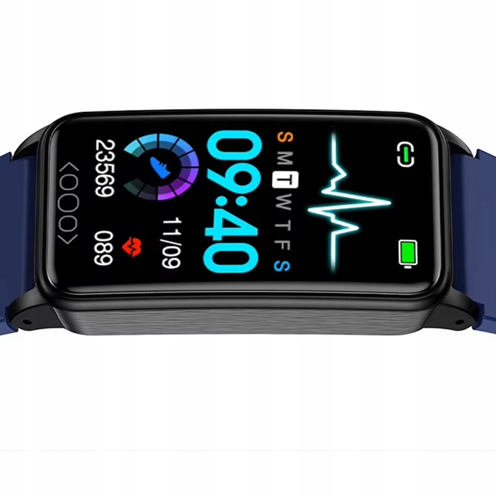 Смарт-годинник Smart-Trend: моніторинг глюкози, температури та ЕКГ, чорний