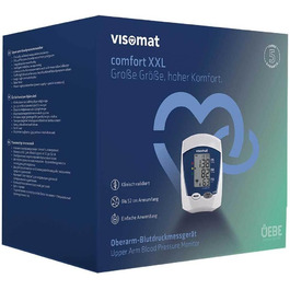 Висотомір Visomat Comfort Xxl для вимірювання артеріального тиску на плечі, велика манжета до 52 см, 800 г
