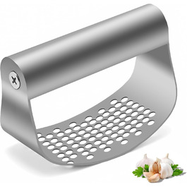 Прес для часнику з нержавіючої сталі, Wiper, інноваційний дизайн, кухонний аксесуар, легко мити