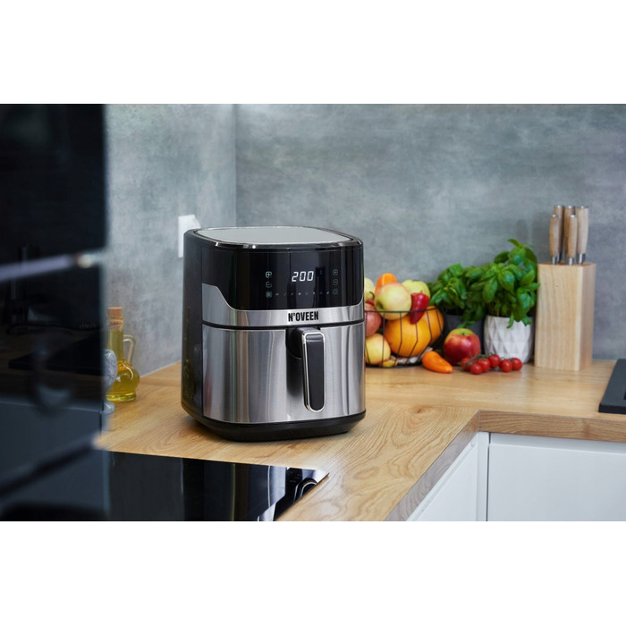 Аерофритюрниця Air Fryer X1 1600W: безмасляна фритюрниця, 8 програм, 6,5 л