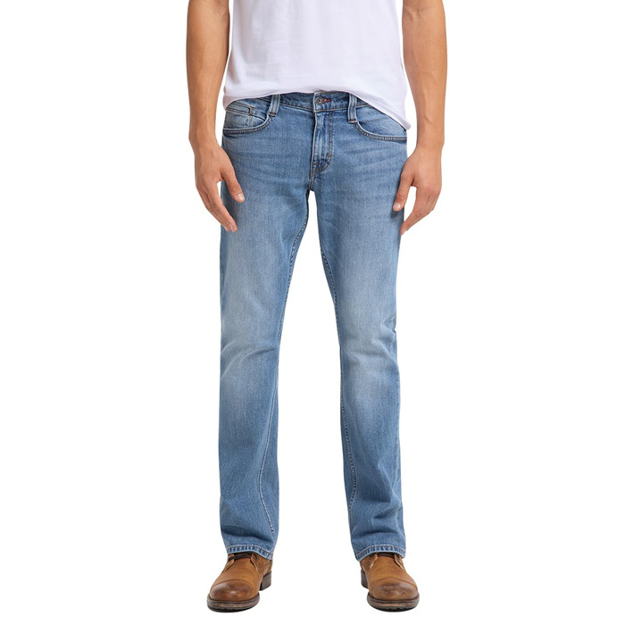 Джинси чоловічі MUSTANG Oregon Bootcut, стрейч, деним, сині/чорні, розміри 30-44