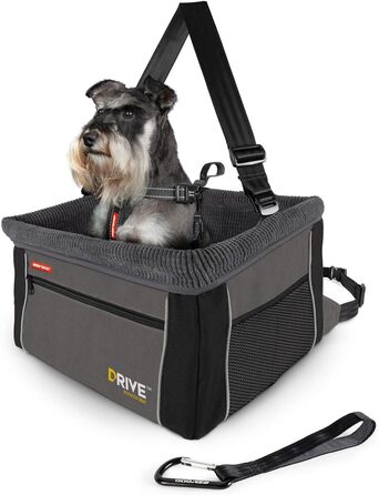 Автокрісло для собак EzyDog Drive Booster - чорний, для маленьких та середніх порід