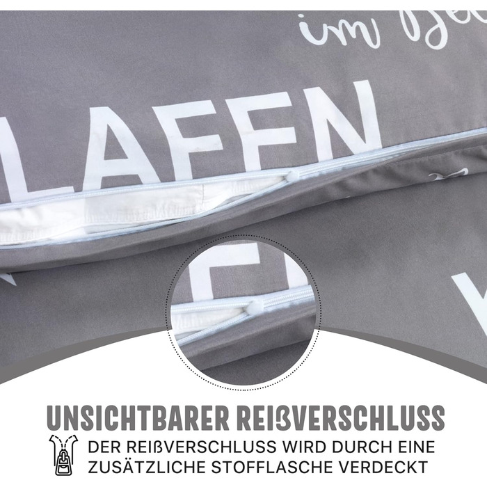 Комплект постільної білизни 4 частини 135x200 | 2 наволочки 80x80 | ÖkoTex, для алергіків