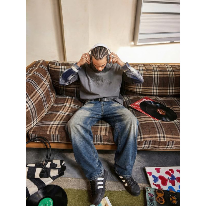 Чоловічі джинси Baggy JMIERR Y2K Wide Leg сірі (1haze) Розмір L