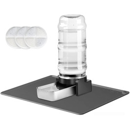 Автоматичний диспенсер води для собак великих порід Marchul 8.6L з мискою та килимком, 3 фільтри