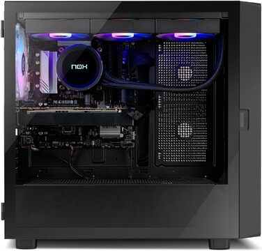 Ігровий корпус NOX Hummer BIOS Midi-Tower ATX/Micro-ATX/ITX, 8