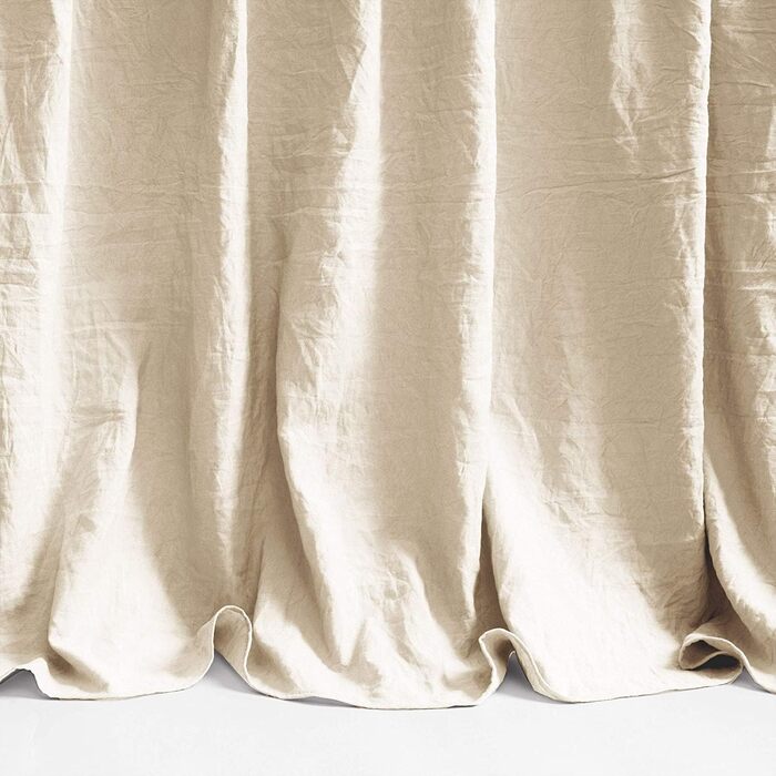 Lush Decor bedspread with ruffled skirt, polyester, ivory, Queen Queen Ivory