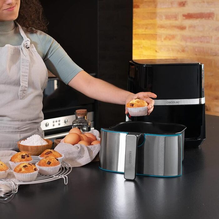Фритюрниця Cecotec Cecofry Full Inox 5500 Pro 5.5 л, 1700 Вт, без масла, PerfectCook, з аксесуарами