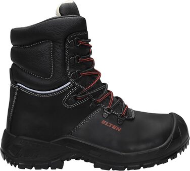 Черевики робочі ELTEN Renzo Winter S3S CI, зимові, шкіряні, сталевий підносок, чорні, 43 EU (жіночі та чоловічі)