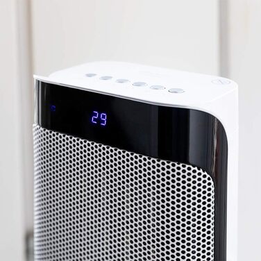 Електричний обігрівач Cecotec ReadyWarm 6250 Ceramic Sky Style: 2000 Вт, 3 режими, термостат, осциляція, захист від перекидання та перегріву, для площі до 25 м²
