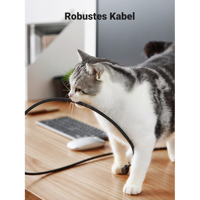 Кабель HDMI UGREEN 4K 60Hz UHD 2.0 з ARC, HDR, 3D, 18Gbps, Ethernet, позолочений, 2 метри