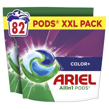 Капсули для прання кольорових речей Ariel Color+, 82 шт