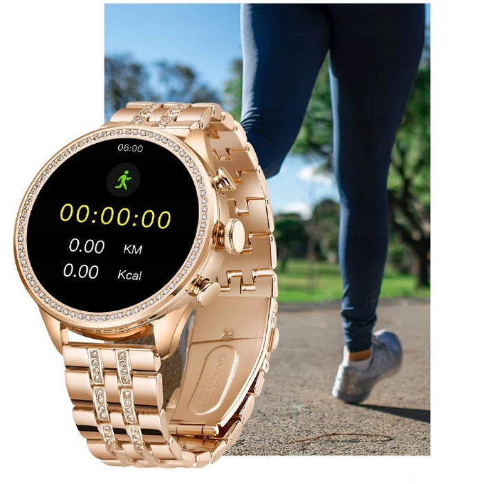 Смарт-годинник Smart-Trend з цирконіями, рожевий