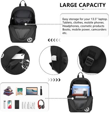 Рюкзак Coege: водонепроникний, для ноутбука 15.4