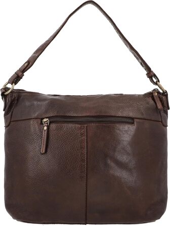 Сумка Gusti Shopper Leder Hannah для жінок: шкіряна сумка-шопер, сумка через плече, поясна сумка (коричнева)