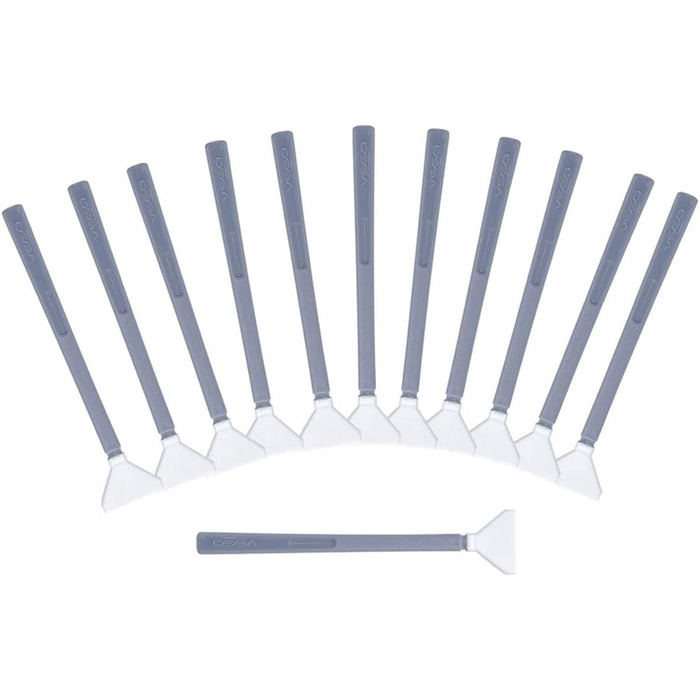 Набір для чищення сенсора камери VSGO (12 шт.) з розчином 10 мл, сухими серветками для CCD/CMOS та очисником сенсора (24 мм без очисника)