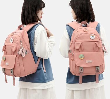 Жіночий рюкзак для школи, коледжу та подорожей, 15.6