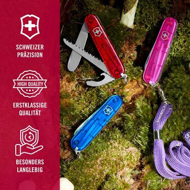 Дитячий мультитул Victorinox Swiss Army Knife: безпечний, з 9 функціями, синього кольору