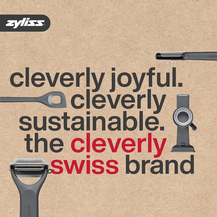 Салатозламач Zyliss Easy Spin з нержавіючої сталі, 6 л, з мотузковим приводом, миска для салатів з кришкою, BPA-free, неслизьке дно, AquaVent™-технологія, кнопка стоп, придатний для миття в посудомийній машині