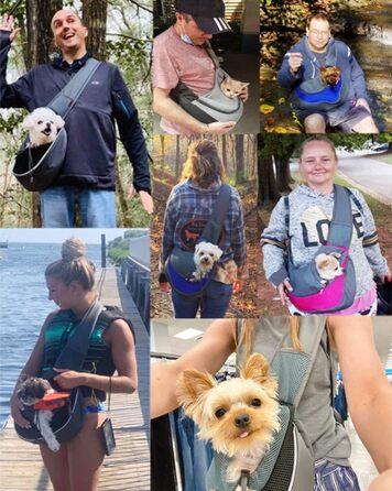 Переносна сумка-кенгуру для собак і котів, блакитна, 45 x 13 x 28 см, до 4.5 кг