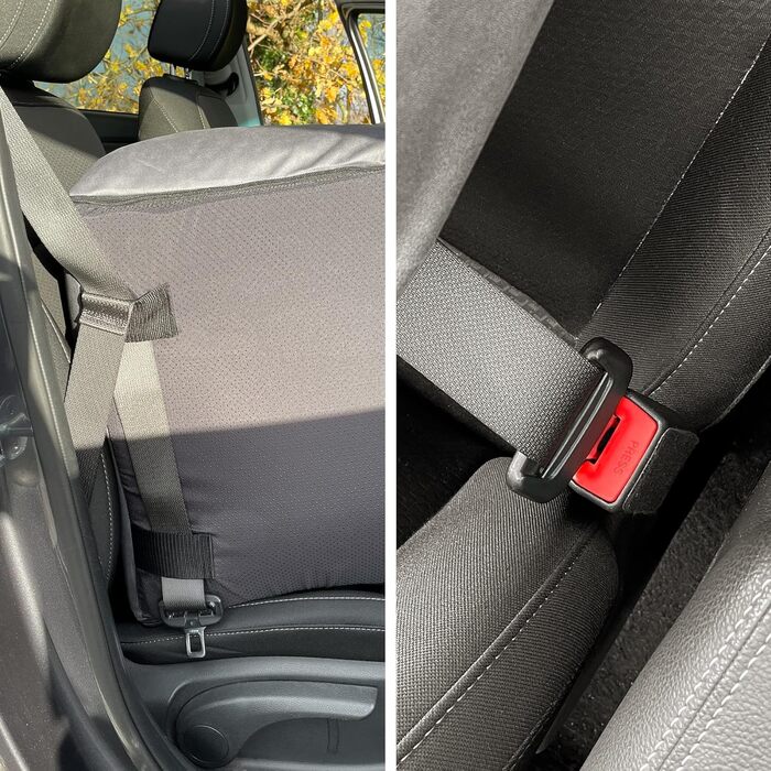 GEAR Frontera: безпечний авто-кошик для собак з регульованими повідцями та ортопедичною тканиною Тедді для передніх та задніх сидінь