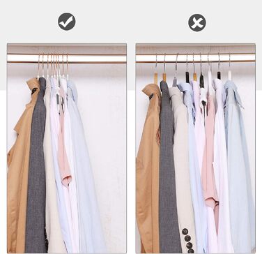 Набір вішалок SONGMICS 50 шт., пластик, антиковзаючі, компактні, товщина 0,5 см, 42 см, поворотний гачок 360°, срібло, білий + темно-сірий