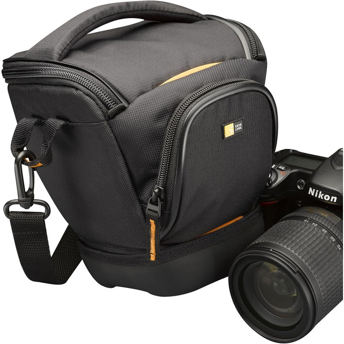 Сумка для камери Case Logic SLRC-200 BLACK, чорна, розмір S, з Hammock System та жорстким дном (для дзеркальних фотоапаратів)
