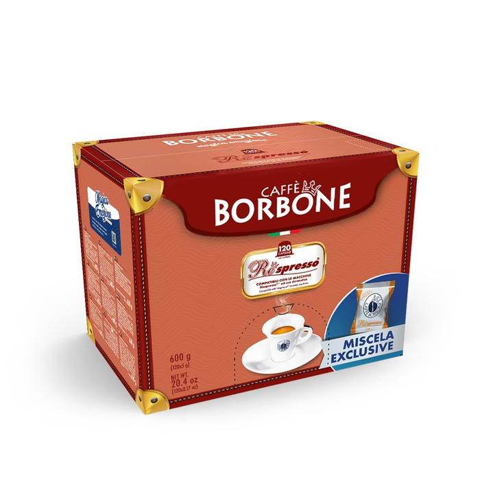 Кава в капсулах Caffè Borbone Respresso Exclusive Mix, сумісні з Nespresso, 100 шт