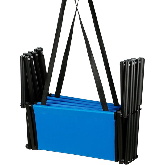 Рампа для собак Homewell - складана, до 70 кг, регульована - для маленьких, середніх та великих собак, легка у зберіганні (блакитна)