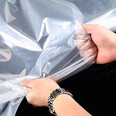 Waterproof Transparent Tarp with Eyelets, Transparent Tarp for Outdoors, Tent Transparent Tarps Garden, Tent Tarp Cover, Weatherproof Tarp for Folding (3x6m)