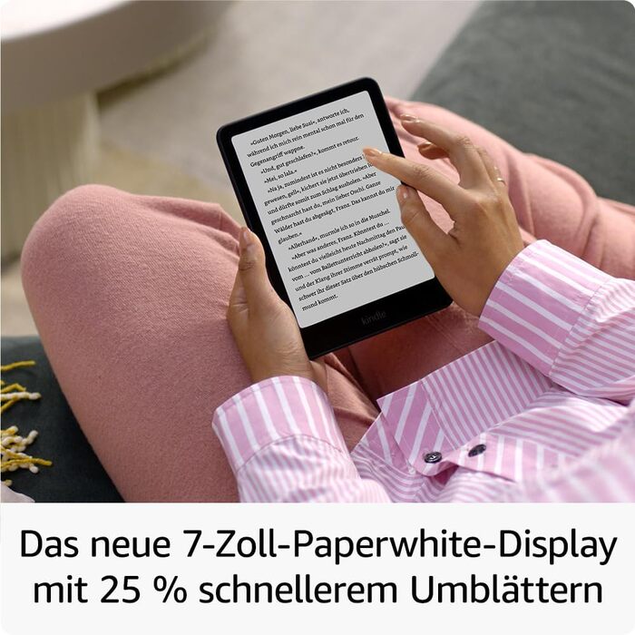 Amazon Kindle Paperwhite Signature Edition 32GB – Електронна книга з підсвічуванням, бездротовою зарядкою та 32 ГБ пам'яті (Смарагдовий)