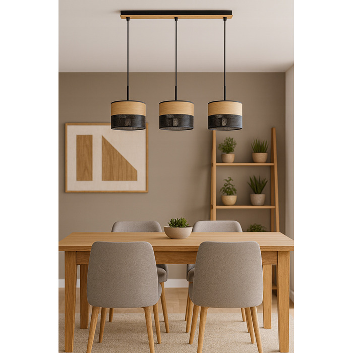 Підвісна люстра Luxolar 497 на 3 цоколі E27