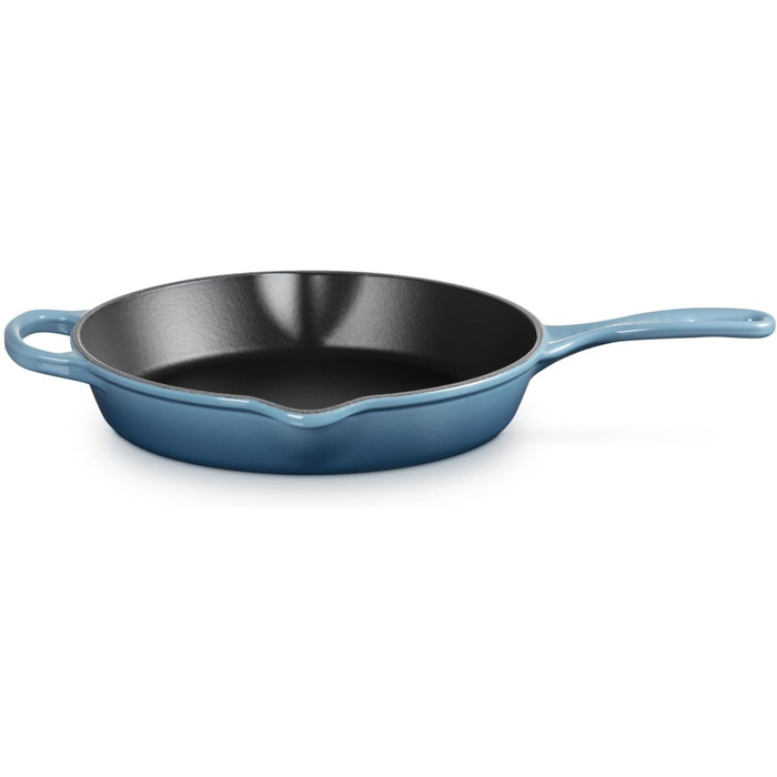 Le Creuset Signature висока сковорода-сотейник з чавуну, для всіх типів плит та духовок, 26 см, 2 л, колір Chambray