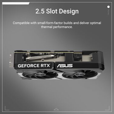 Ігрова відеокарта ASUS Dual GeForce RTX 5060 OC Edition 8GB GDDR7, чорна
