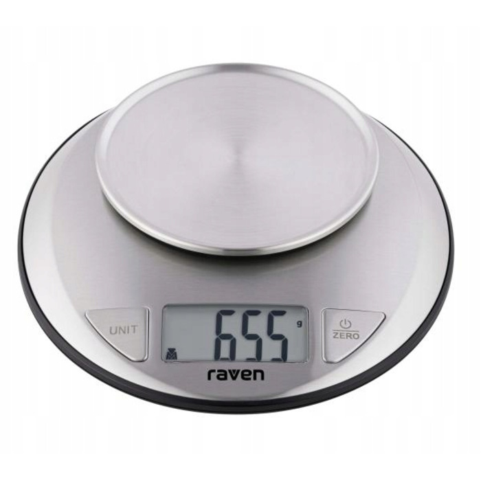 Кухонний ваги Raven EWK010, сріблястий/сірий, 5 кг