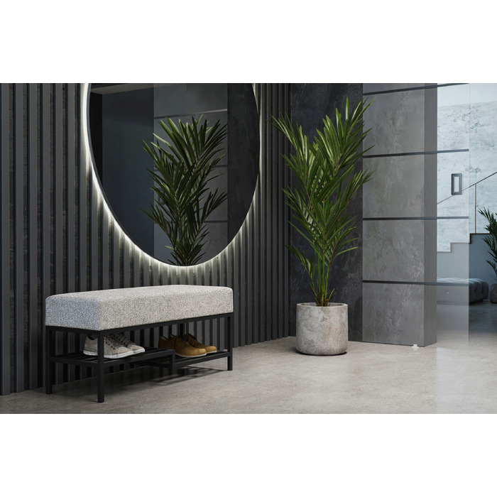 Оббита лавка Dominat без сховна, 80 x 45 x 35 см, багатоколірна