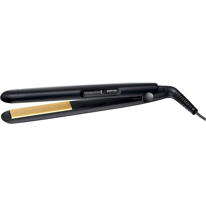 Випрямляч для волосся Remington S1450 (чорний) - вузькі керамічні пластини, швидкий нагрів, 215°C