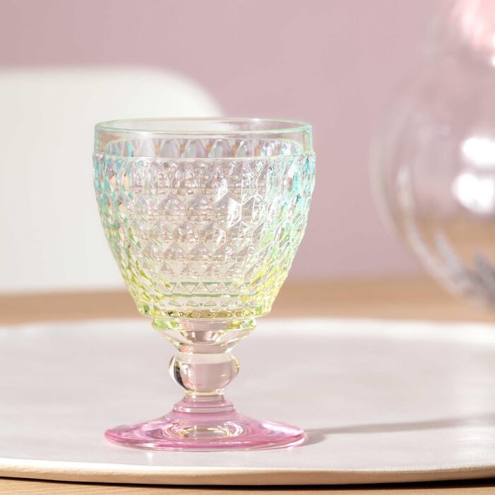 Секретний келих Villeroy & Boch Boston Pearl: кольоровий, блискучий, для шампанського, просекко, секту. Кришталеве скло, стійке до миття в посудомийній машині.