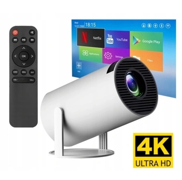 LED-проектор OWLOO з Android TV, білий
