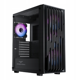 Корпус Preyon Nest Quarry ARGB Midi Tower, чорний
